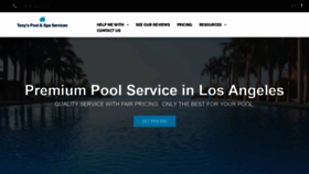 What Sfvpoolcare.com website looked like in 2021 (2 years ago)