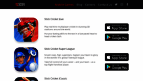 What Stickcricket2.com website looked like in 2021 (2 years ago)