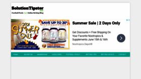 What Solutiontipster.com website looked like in 2021 (2 years ago)