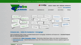 What Schweizer-jobs.com website looked like in 2021 (2 years ago)