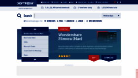 What Softpedia.com website looked like in 2021 (2 years ago)