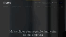 What Safraempresas.com.br website looked like in 2021 (2 years ago)