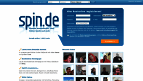What Spinchat.de website looked like in 2021 (2 years ago)