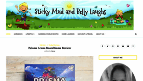 What Stickymudandbellylaughs.com website looked like in 2021 (2 years ago)