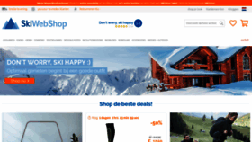 What Skiwebshop.nl website looked like in 2021 (2 years ago)