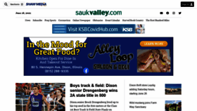 What Saukvalley.com website looked like in 2021 (2 years ago)