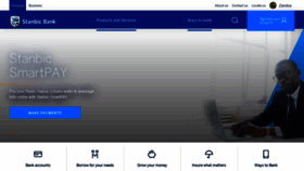 What Stanbicbank.co.zm website looked like in 2021 (2 years ago)