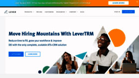 What Schedule.lever.co website looked like in 2021 (4 years ago)
