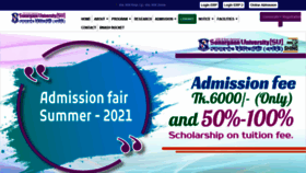 What Su.edu.bd website looked like in 2021 (2 years ago)