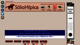 What Solohipica.cl website looked like in 2021 (2 years ago)