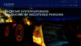 What Sacpcmp.org.za website looked like in 2021 (2 years ago)