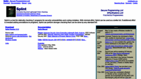 What Splint.org website looked like in 2021 (2 years ago)