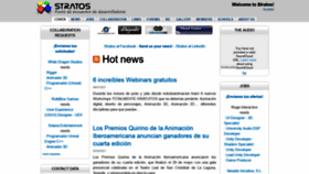 What Stratos-ad.com website looked like in 2021 (3 years ago)