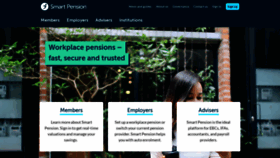 What Smartpension.co.uk website looked like in 2021 (2 years ago)