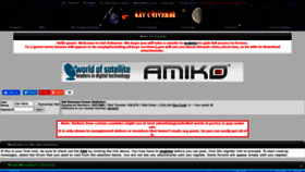 What Sat-universe.com website looked like in 2021 (2 years ago)