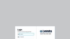 What Simlitmas.unindra.ac.id website looked like in 2021 (2 years ago)