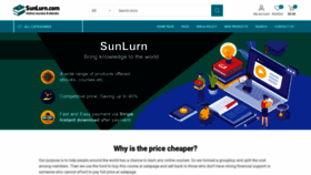 What Sunlurn.com website looked like in 2021 (2 years ago)