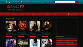 What Starmusiq.top website looked like in 2021 (4 years ago)