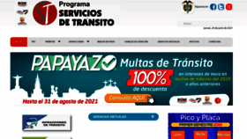 What Serviciosdetransito.com website looked like in 2021 (2 years ago)