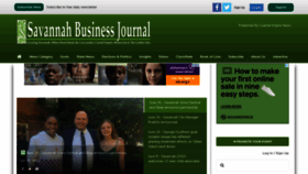 What Savannahbusinessjournal.com website looked like in 2021 (2 years ago)