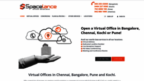 What Spacelance.com website looked like in 2021 (2 years ago)