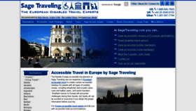 What Sagetraveling.com website looked like in 2021 (2 years ago)
