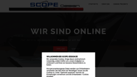 What Scope-design.de website looked like in 2021 (2 years ago)
