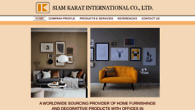 What Siamkarat.com website looked like in 2021 (2 years ago)