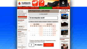 What Szallasinfo.hu website looked like in 2021 (2 years ago)