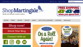 What Shopmartingale.com website looked like in 2021 (2 years ago)