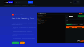 What Samhub.net website looked like in 2021 (2 years ago)
