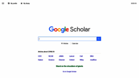 What Scholar.google.com.pk website looked like in 2021 (2 years ago)