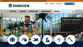 What Shoreviewmn.gov website looked like in 2021 (2 years ago)