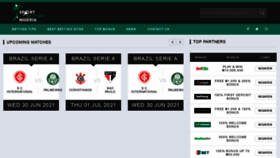 What Sportbettingnigeria.com website looked like in 2021 (2 years ago)