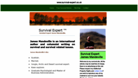 What Survival-expert.com website looked like in 2021 (2 years ago)