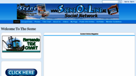 What Sceneonline.biz website looked like in 2021 (2 years ago)