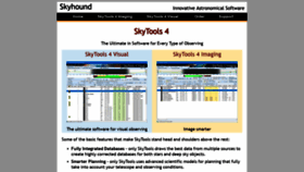 What Skyhound.com website looked like in 2021 (2 years ago)