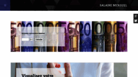 What Salaire-mensuel.com website looked like in 2021 (2 years ago)