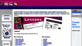 What Sundayschoolsources.com website looked like in 2021 (2 years ago)