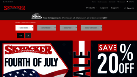 What Skyjacker.com website looked like in 2021 (2 years ago)