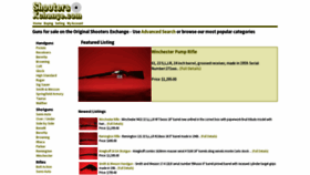 What Shootersxchange.com website looked like in 2021 (2 years ago)