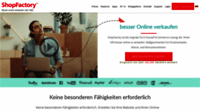 What Shopfactory.de website looked like in 2021 (2 years ago)