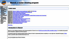 What Skencil.org website looked like in 2021 (2 years ago)