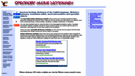 What Specialist-online-dictionary.com website looked like in 2021 (2 years ago)
