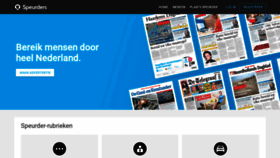 What Speurdersindekrant.nl website looked like in 2021 (2 years ago)
