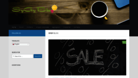 What Sygy.it website looked like in 2021 (4 years ago)
