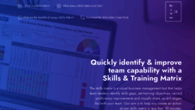 What Skillsmatrixtemplate.com website looked like in 2021 (2 years ago)