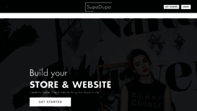 What Supadupa.me website looked like in 2021 (2 years ago)