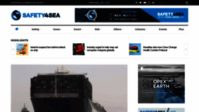 What Safety4sea.com website looked like in 2021 (2 years ago)