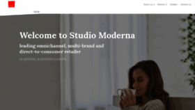 What Studio-moderna.com website looked like in 2021 (2 years ago)